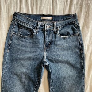 Womens Levi’s 505 Straight Jeans